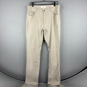 Men's Beige Chinos - Slim Straight Fit